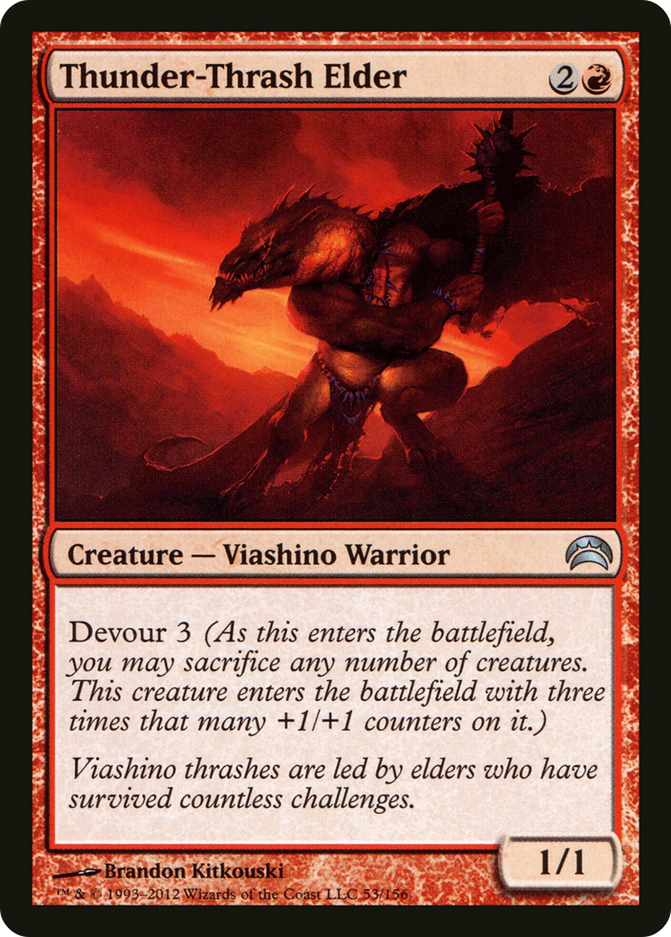 Image of Thunder-Thrash Elder (PC2-053) - Planechase 2012