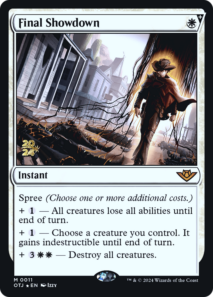 Image of Final Showdown (PRE-011) - Outlaws of Thunder Junction Promos Foil