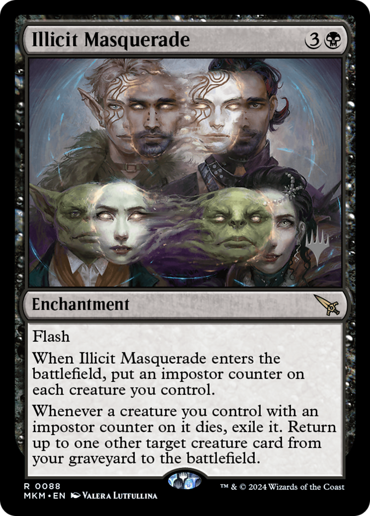 Image of Illicit Masquerade (PPMKM-088) - Murders at Karlov Manor Promos Foil
