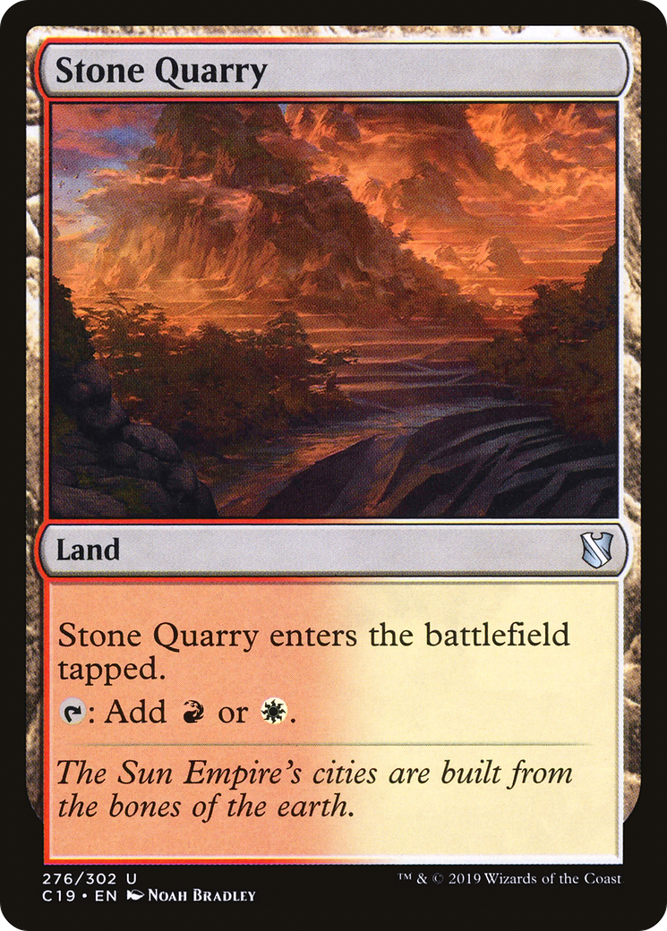 Image of Stone Quarry (C19-276) - Commander 2019