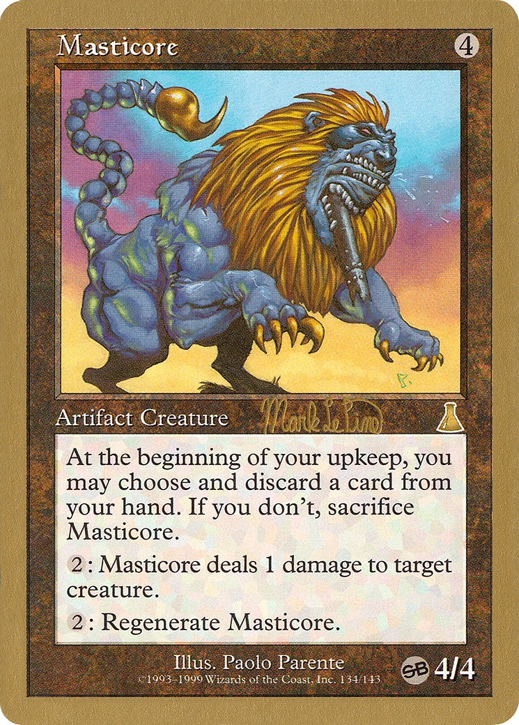 Image of Masticore - 1999 Mark Le Pine (UDS) (SB) (WCD-) - World Championship Decks 1999