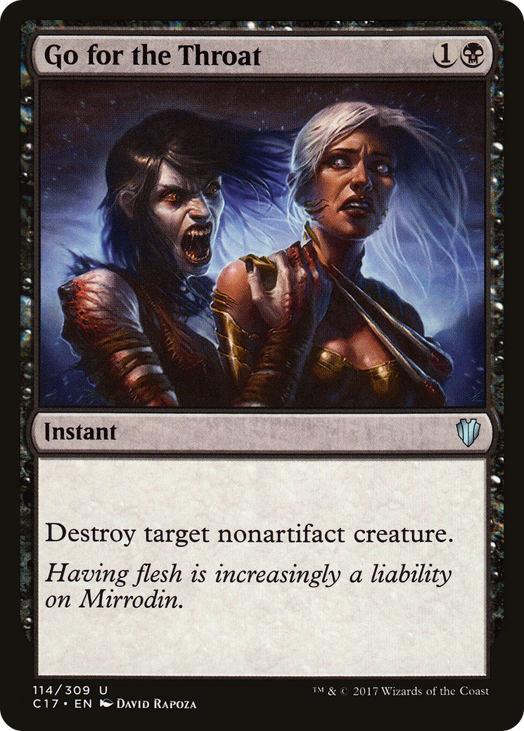 Image of Go for the Throat (C17-114) - Commander 2017