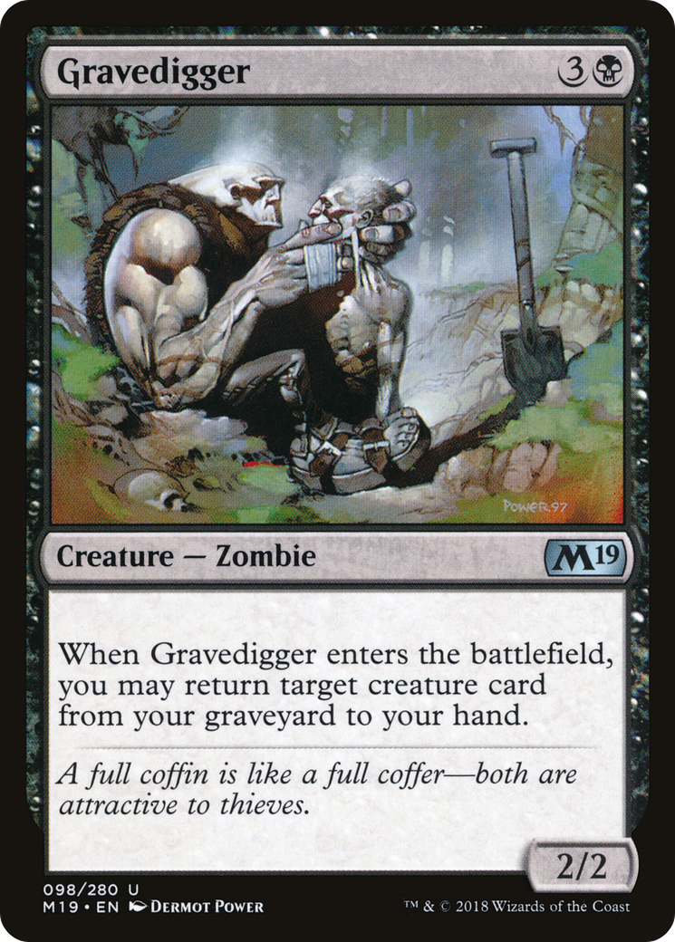 Image of Gravedigger (M19-098) - Core Set 2019 Foil