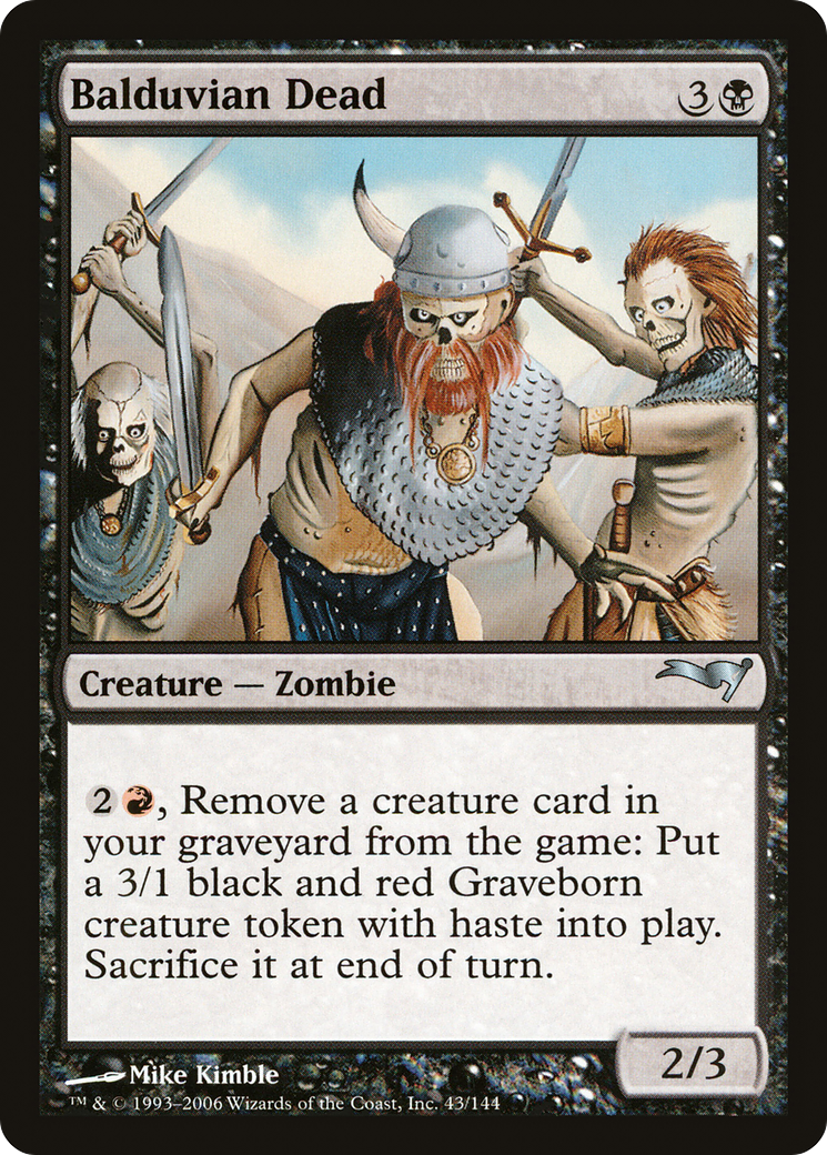 Image of Balduvian Dead (CTD-043) - Coldsnap Theme Decks
