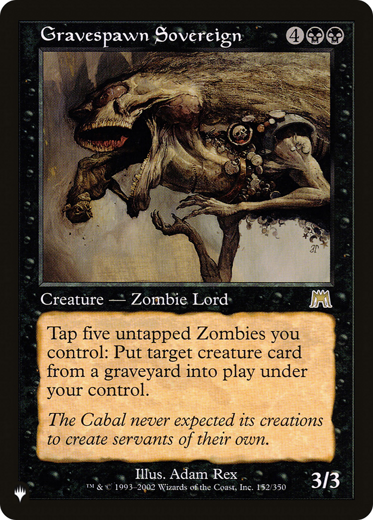 Image of Gravespawn Sovereign (LIST-152/350) - The List