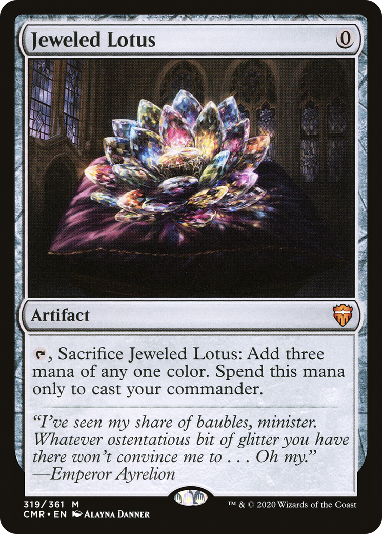 Image of Jeweled Lotus (CMR-319) - Commander Legends Foil