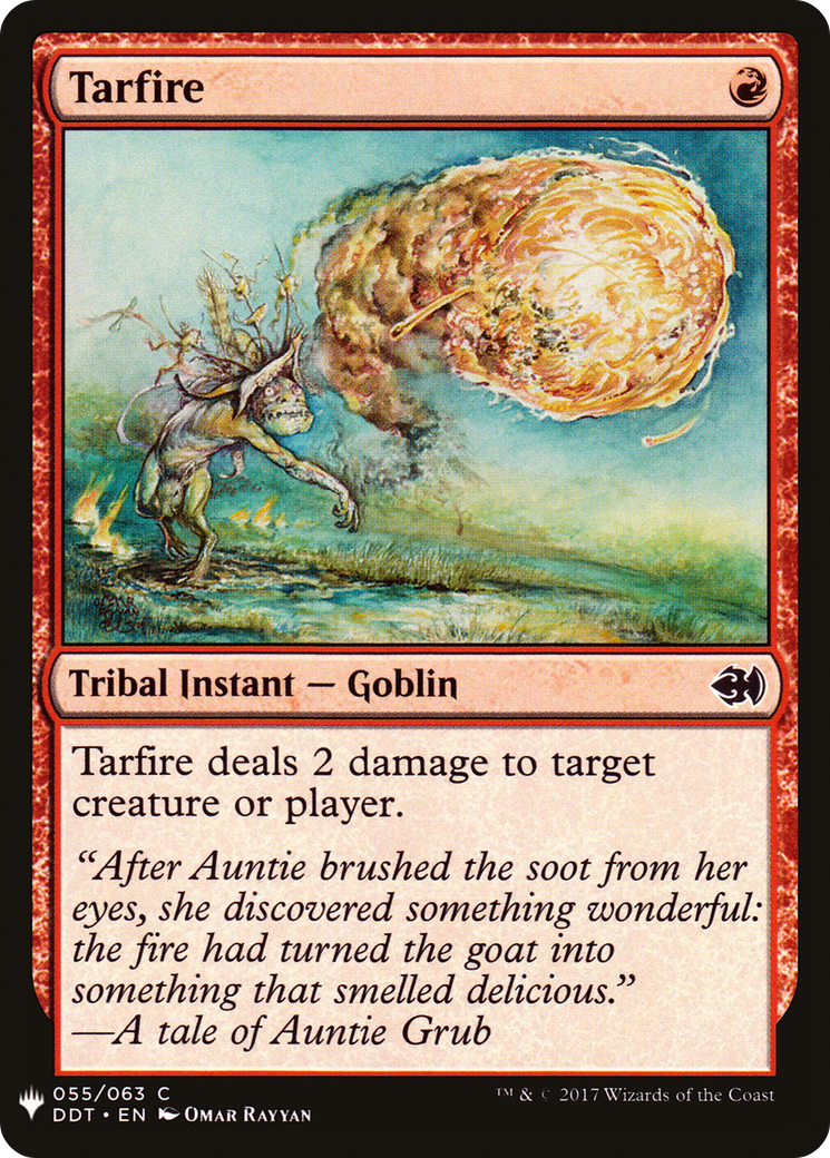 Image of Tarfire (LIST-055) - The List