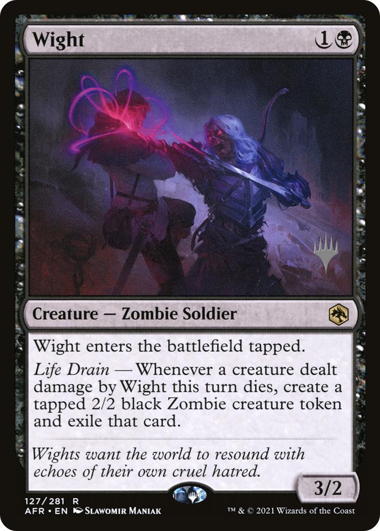 Image of Wight (PPAFR-127) - Adventures in the Forgotten Realms Promos Foil