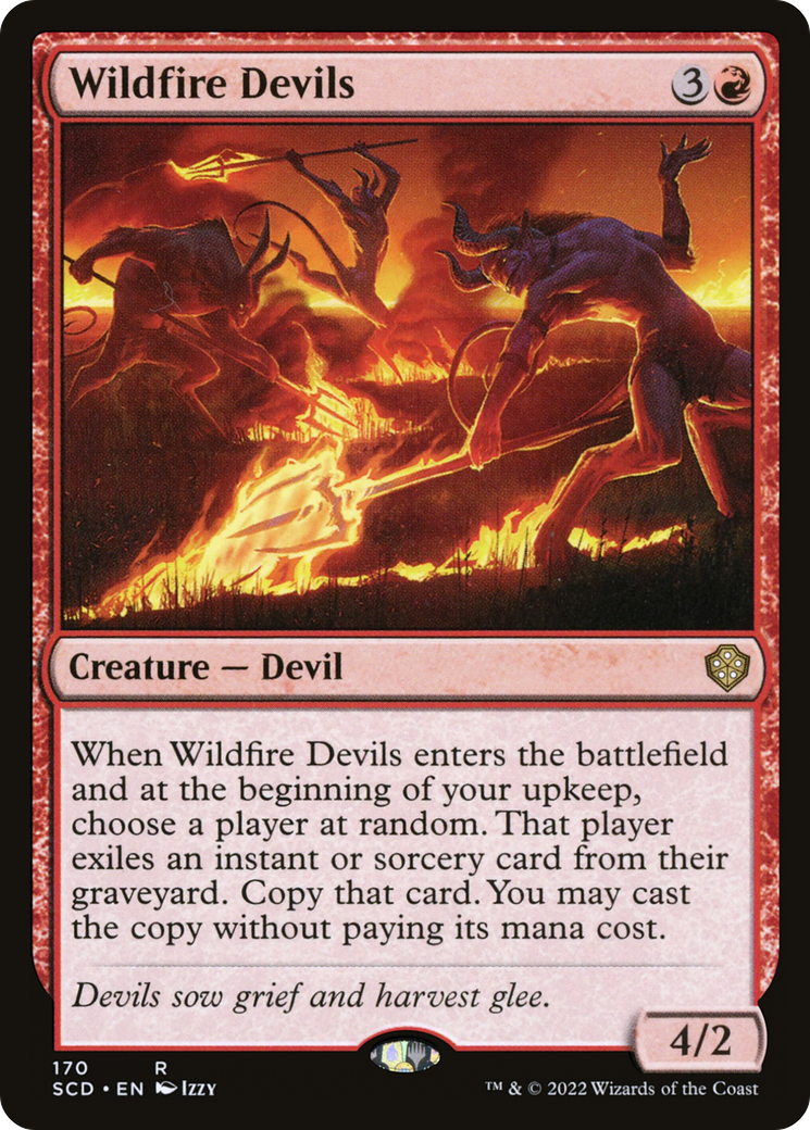 Image of Wildfire Devils (SCD-170) - Starter Commander Decks