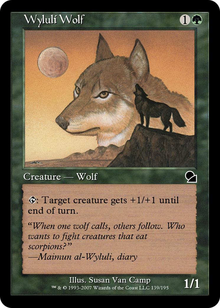Image of Wyluli Wolf (ME1-139) - Masters Edition Foil