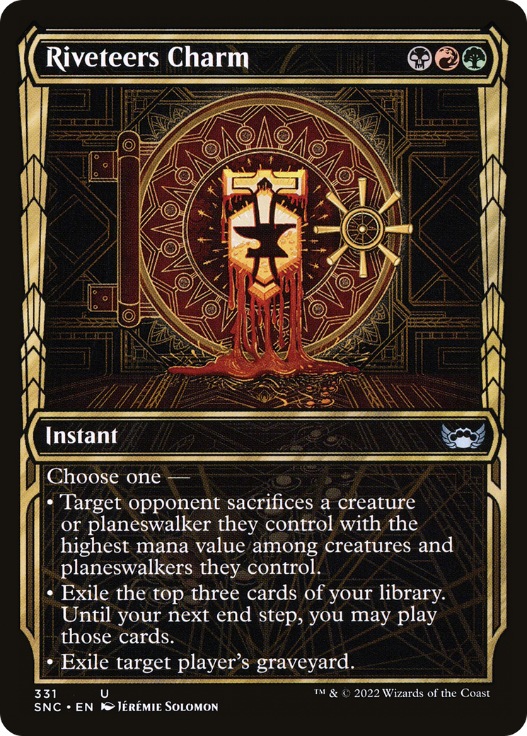 Image of Riveteers Charm (Showcase) (SNC-331) - Streets of New Capenna: (Showcase) Foil