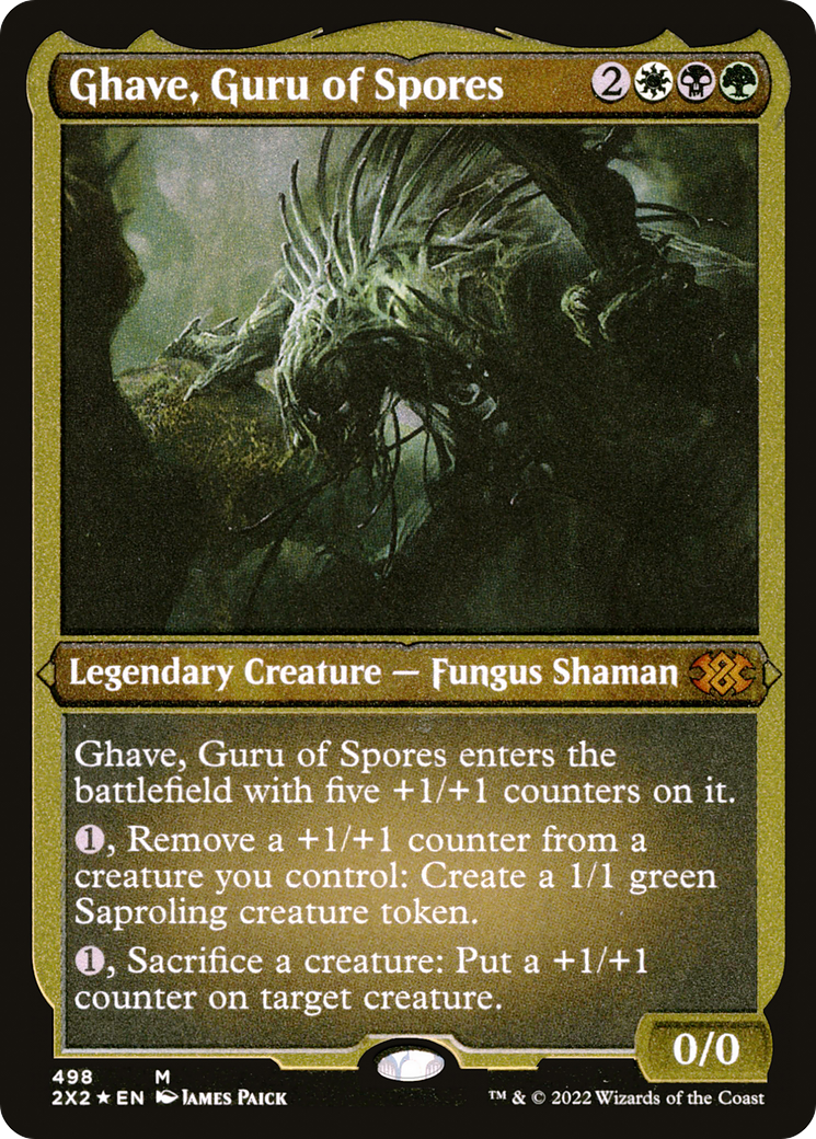 Image of Ghave, Guru of Spores (2X2-498) - Double Masters 2022 Foil