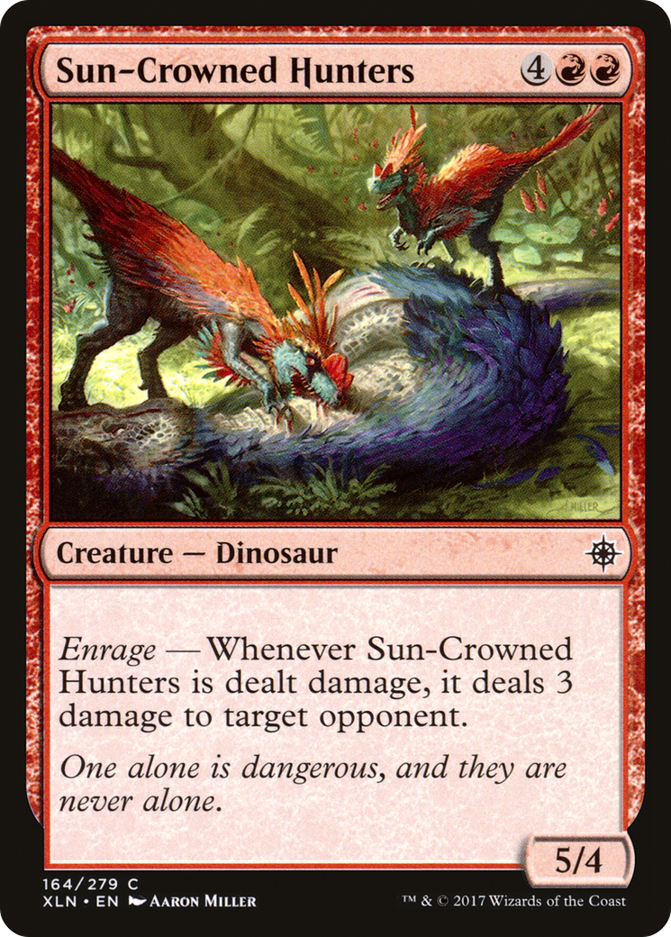 Image of Sun-Crowned Hunters (XLN-164) - Ixalan Foil