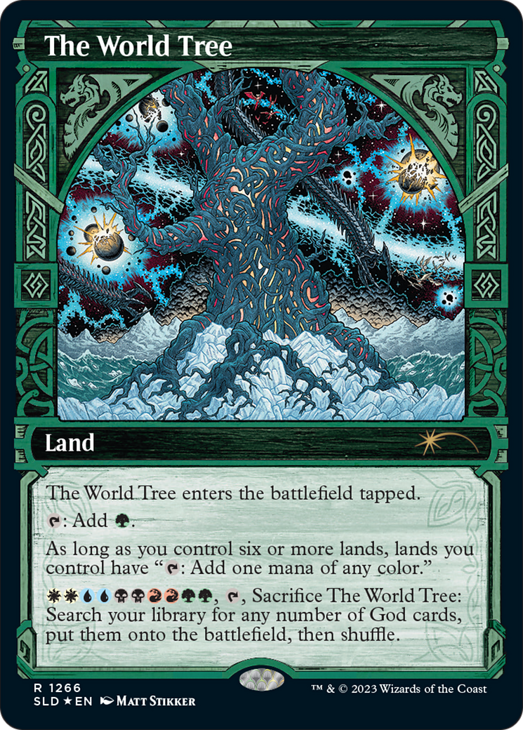 Image of The World Tree (Halo Foil) (SLD-1266) - Secret Lair Drop: (Showcase) Foil