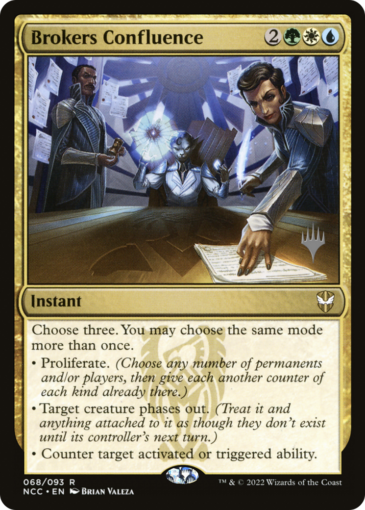 Image of Brokers Confluence (PPSNC-068) - New Capenna Commander Promos Foil