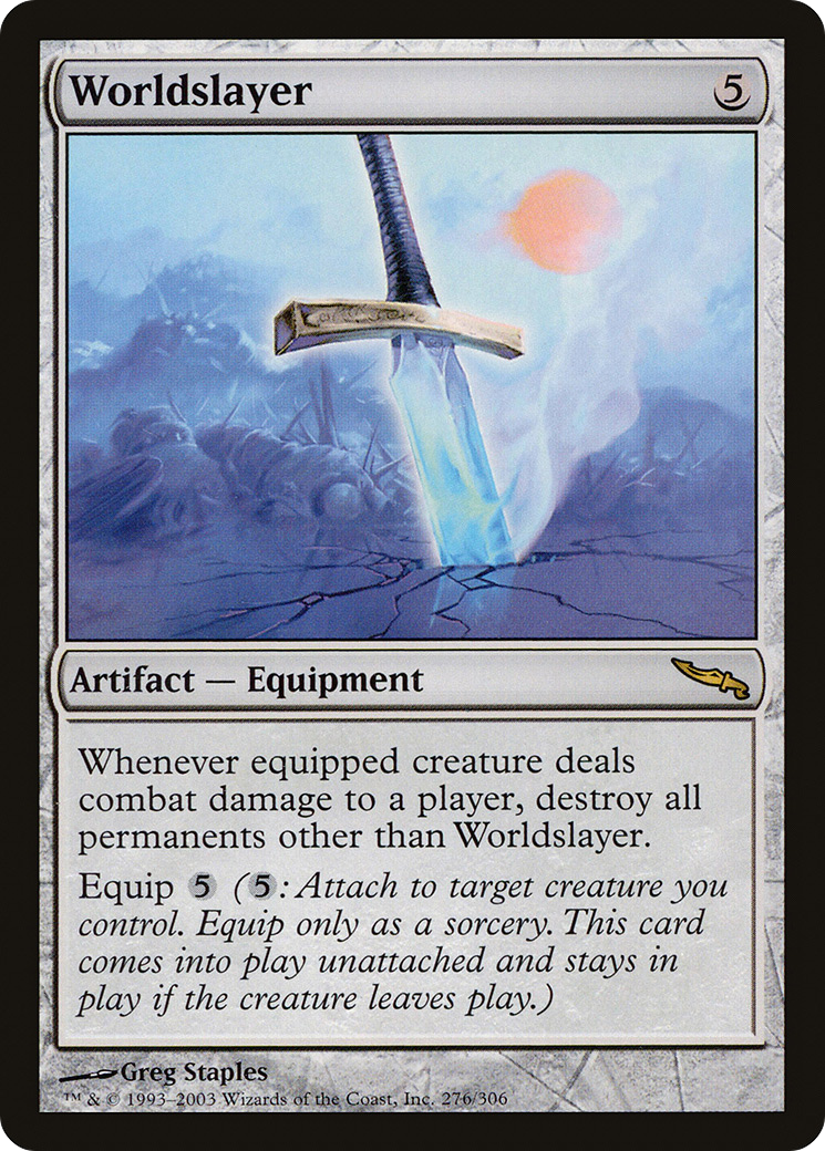 Image of Worldslayer (MRD-276) - Mirrodin Foil