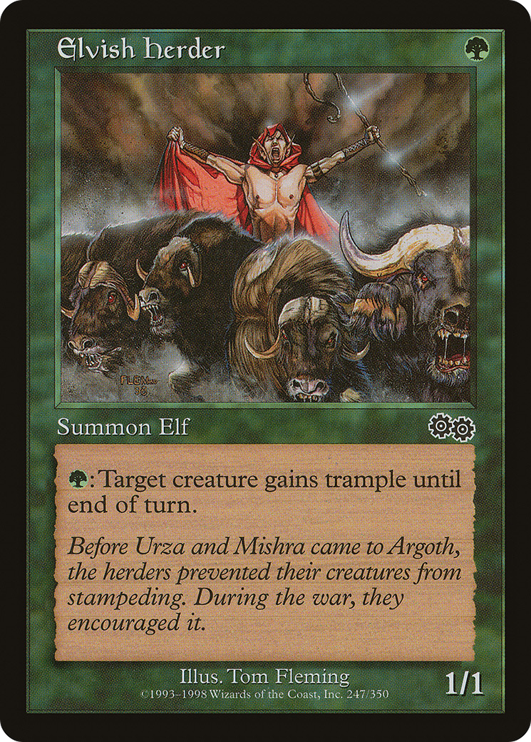 Image of Elvish Herder (USG-247) - Urza's Saga