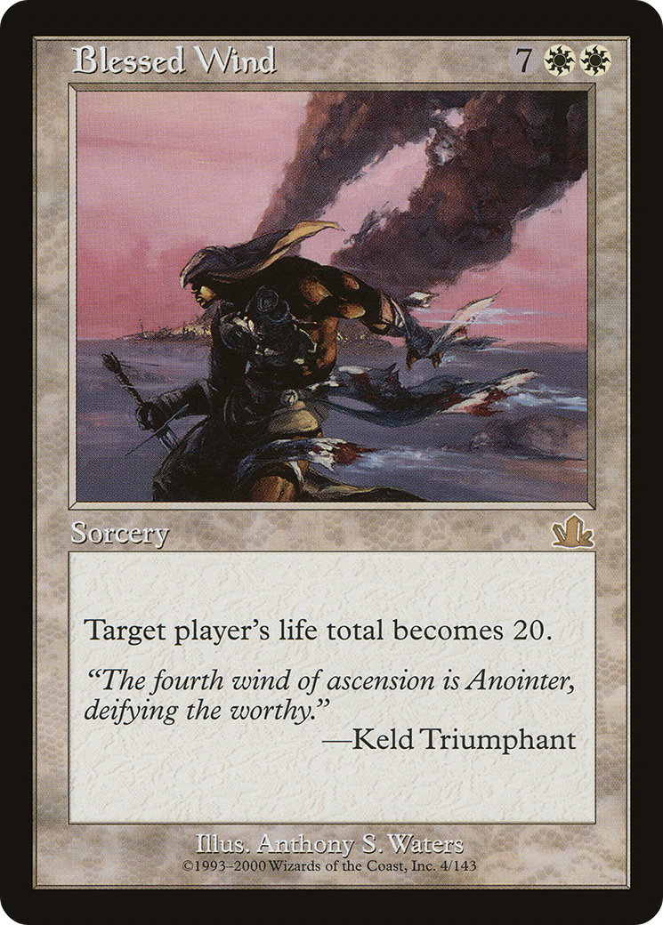 Image of Blessed Wind (PCY-004) - Prophecy Foil
