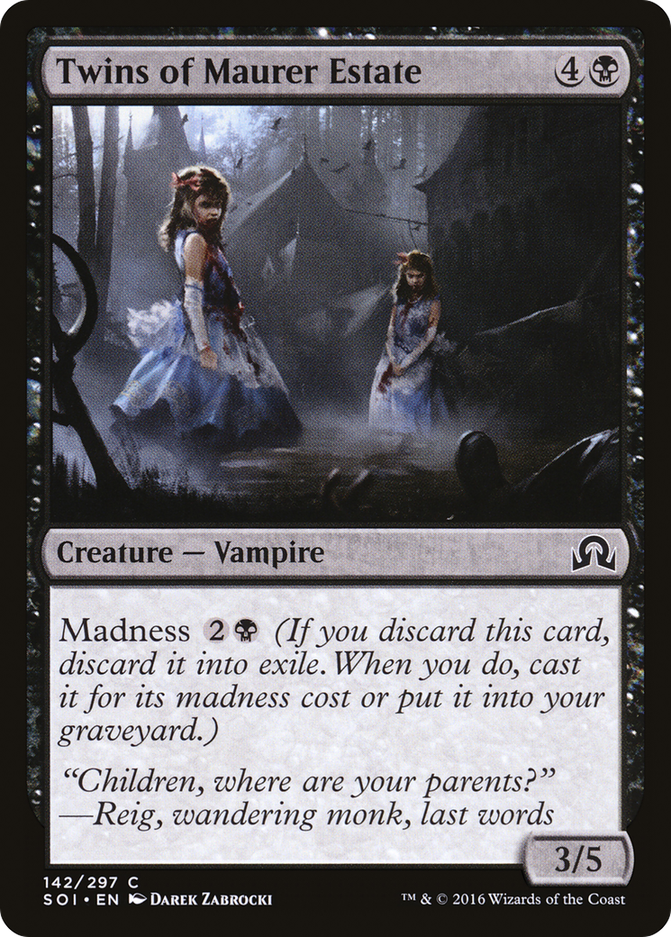 Image of Twins of Maurer Estate (SOI-142) - Shadows over Innistrad