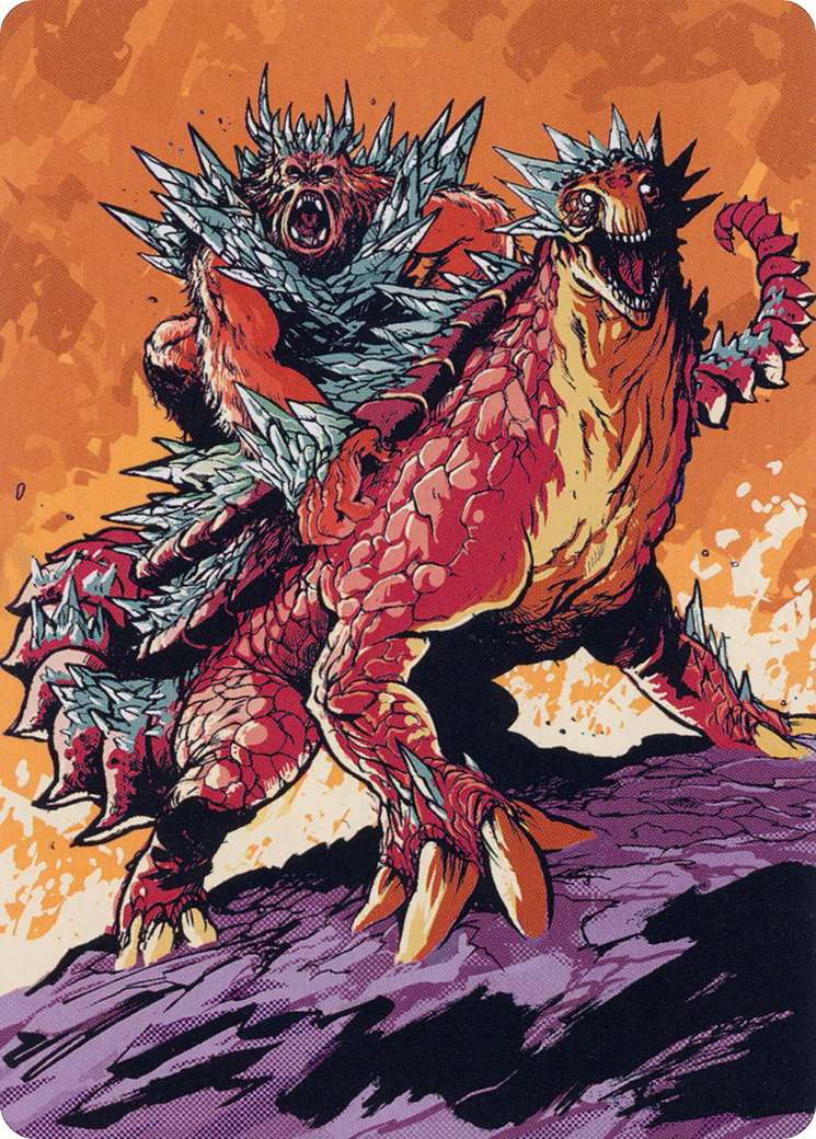 Image of Kogla and Yidaro // Kogla and Yidaro (AMOM-061) - March of the Machine Art Series (Borderless) Foil
