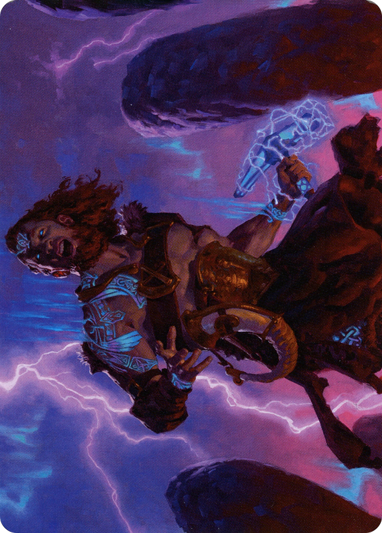 Image of Toralf, God of Fury // Toralf, God of Fury (ASKHM-039) - Art Series: Kaldheim (Borderless) Foil
