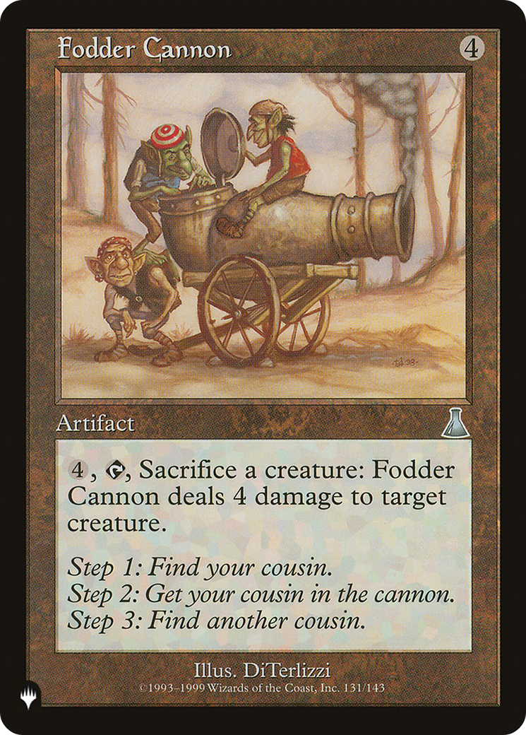 Image of Fodder Cannon (LIST-131/143) - The List