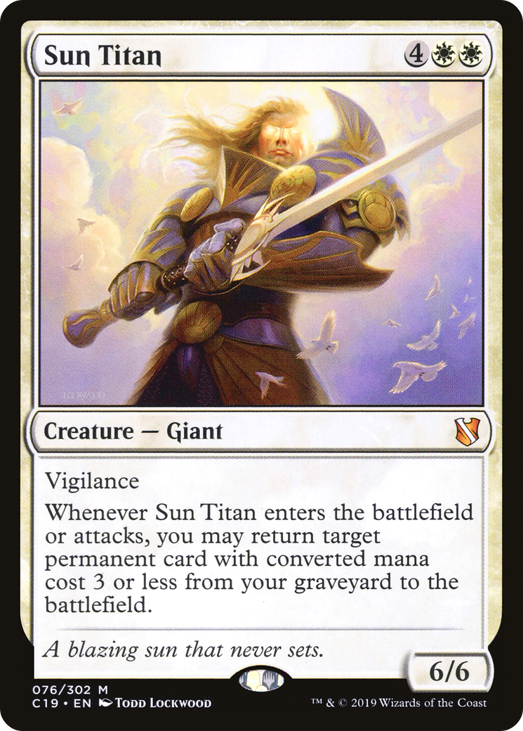 Image of Sun Titan (C19-076) - Commander 2019