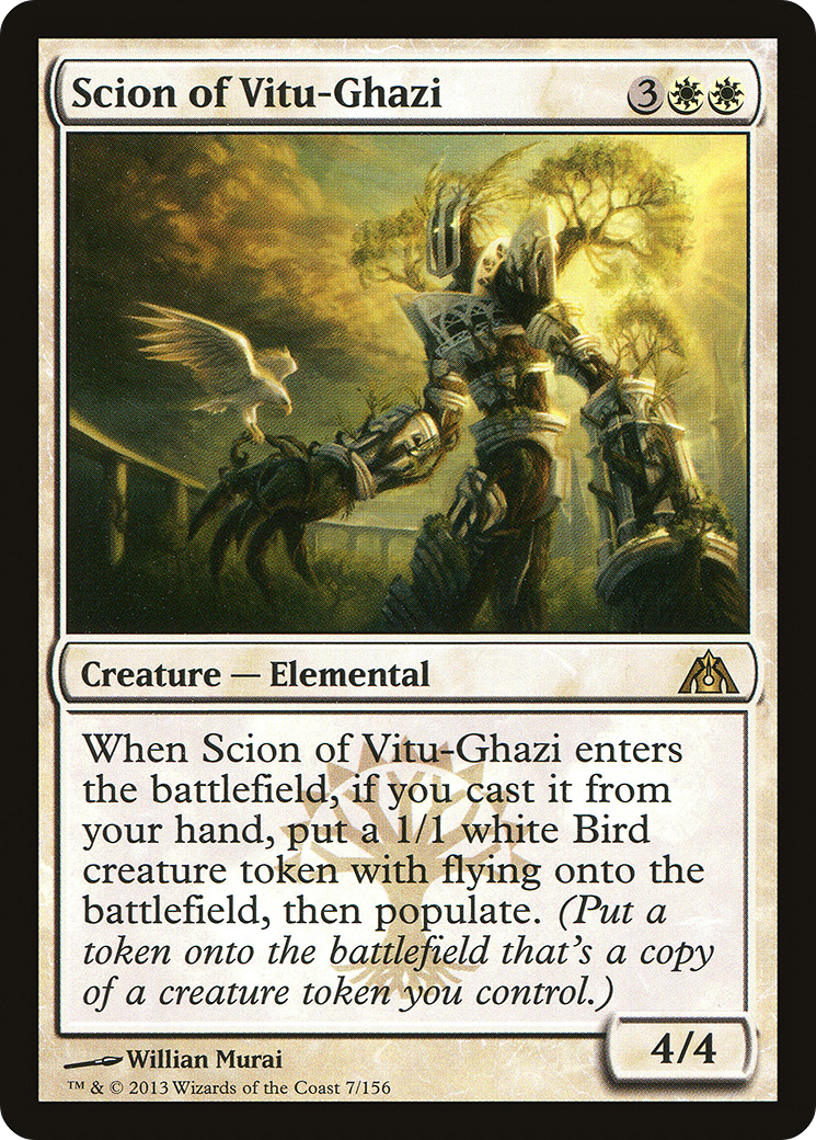 Image of Scion of Vitu-Ghazi (DGM-007) - Dragon's Maze Foil