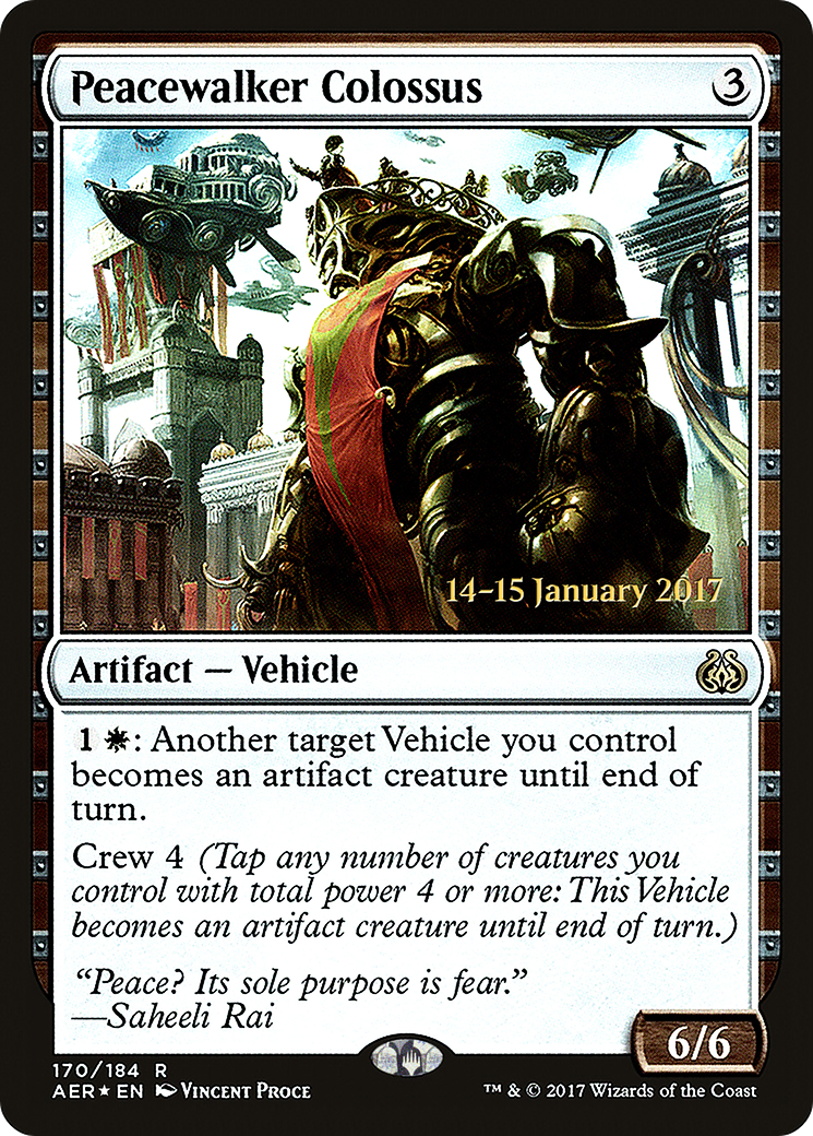 Image of Peacewalker Colossus (PRE-170) - Aether Revolt Promos Foil