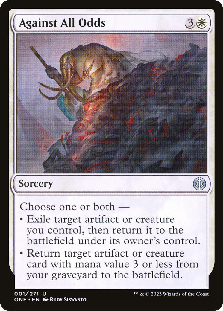 Image of Against All Odds (ONE-001) - Phyrexia: All Will Be One