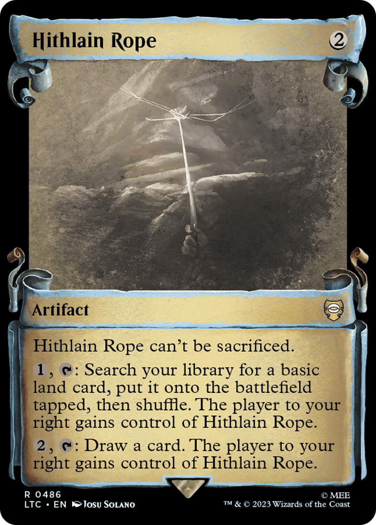 Image of Hithlain Rope (Showcase Scrolls) (LTC-486) - Tales of Middle-earth Commander: (Showcase) Foil