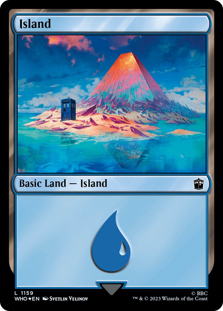 Image of Island (1159) (Surge Foil) (WHO-1159) - Doctor Who Foil