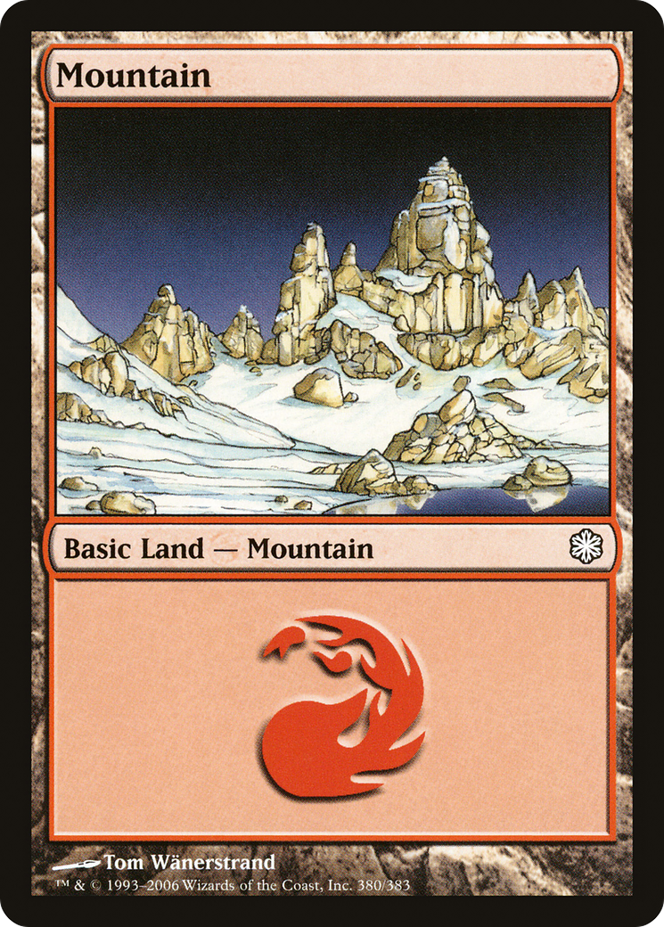 Image of Mountain (380) (CTD-380) - Coldsnap Theme Decks