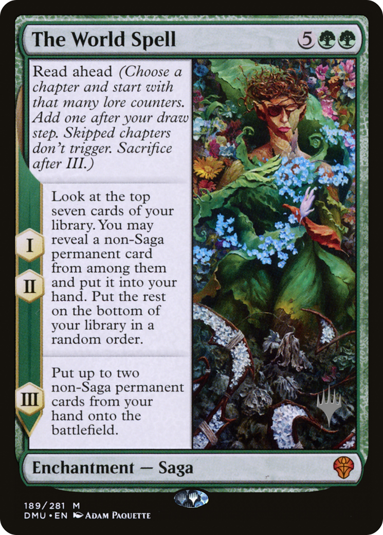 Image of The World Spell (PPDMU-189P) - Dominaria United Promos