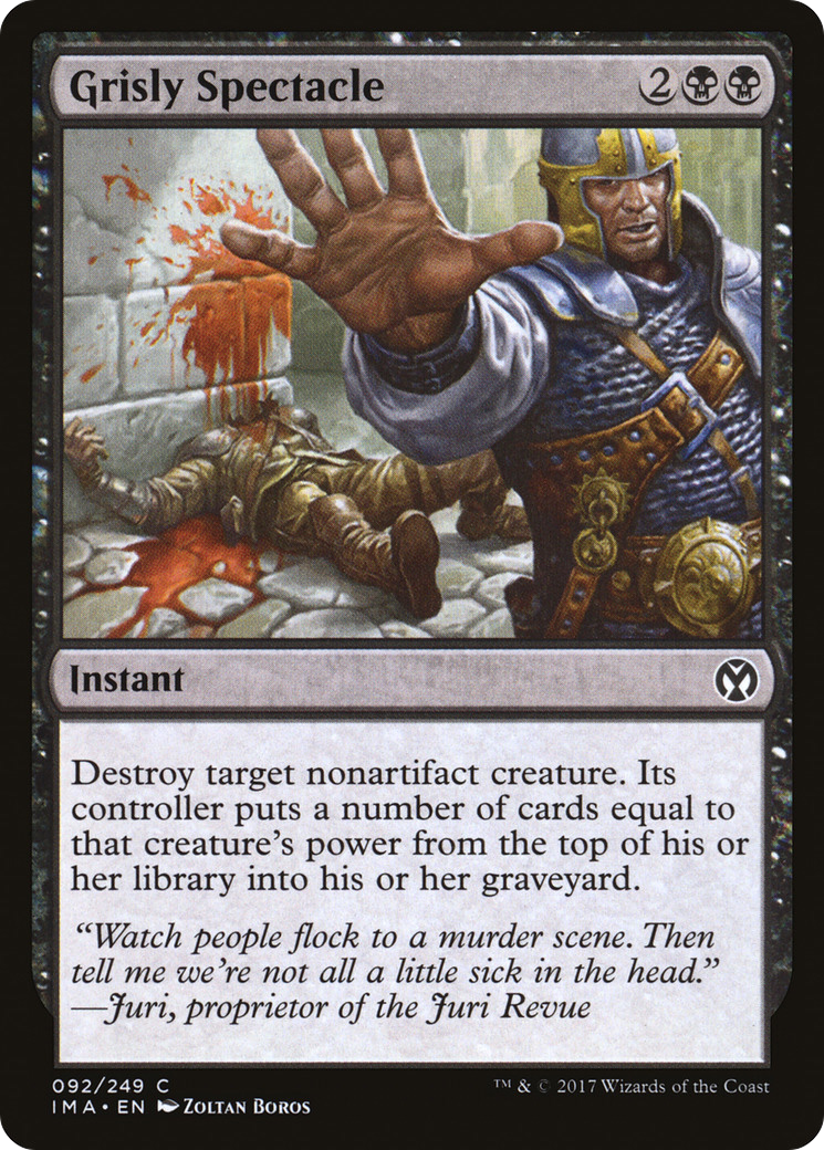 Image of Grisly Spectacle (IMA-092) - Iconic Masters