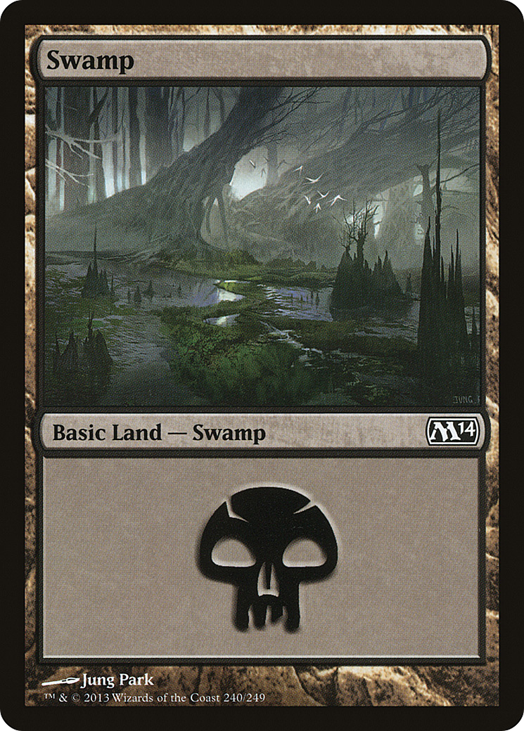 Image of Swamp (240) (M14-240) - Magic 2014