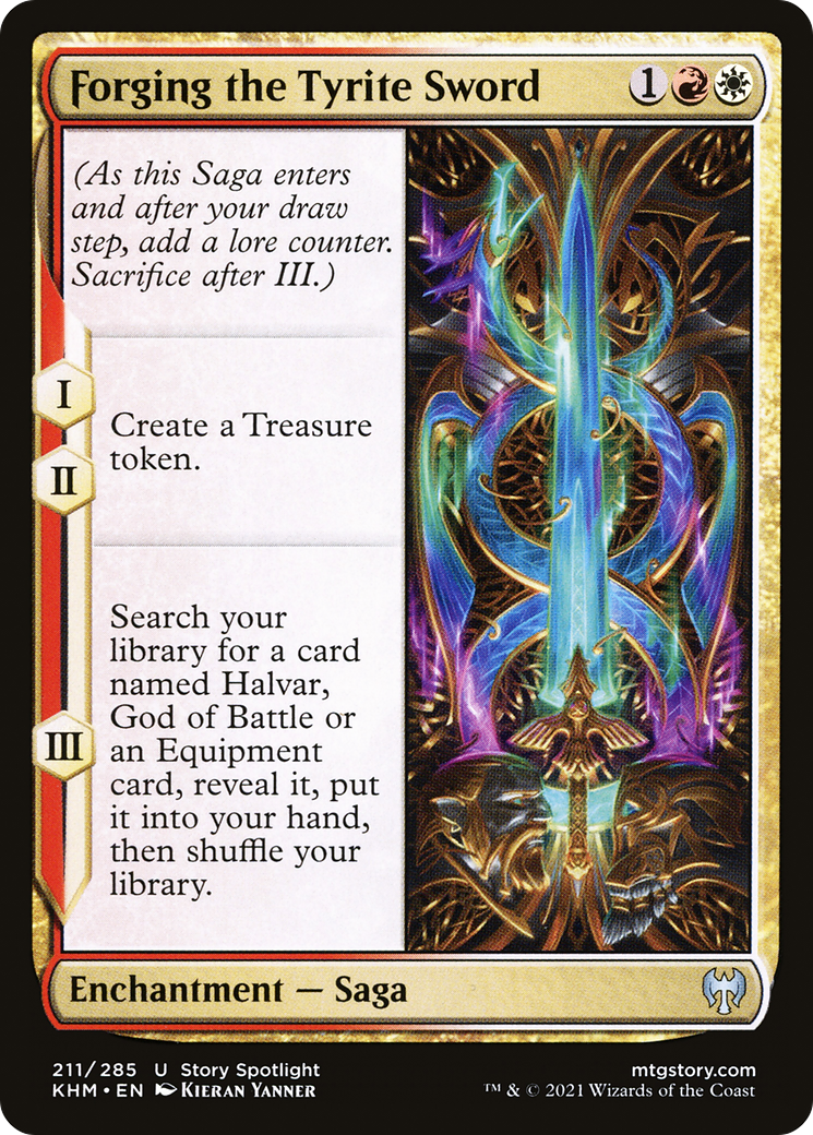 Image of Forging the Tyrite Sword (KHM-211) - Kaldheim