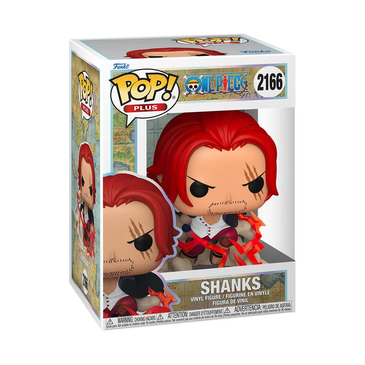 Image of One Piece Shanks Funko Pop! Vinyl Figure Plus #2166