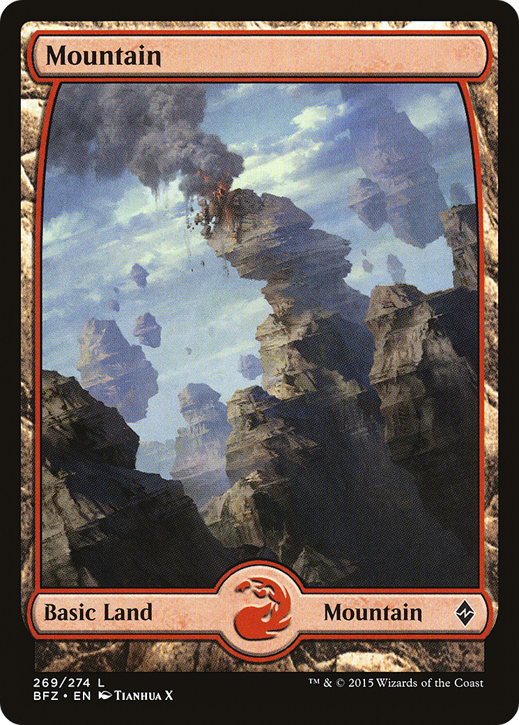 Image of Mountain (269) - Full Art (BFZ-269) - Battle for Zendikar
