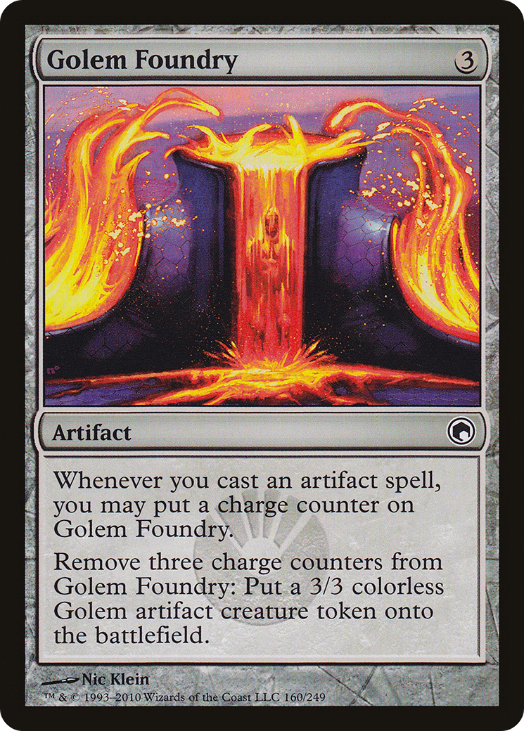 Image of Golem Foundry (SOM-160) - Scars of Mirrodin