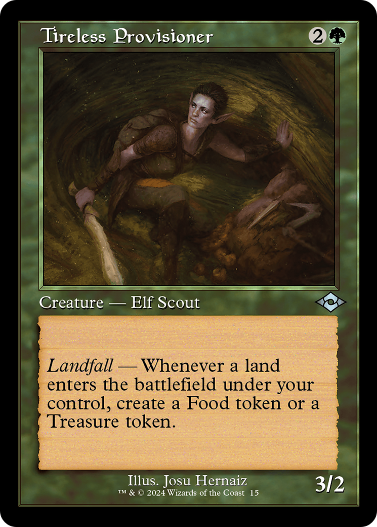 Image of Tireless Provisioner (Retro Frame) (MH2-015) - Modern Horizons 2 Timeshifts Foil