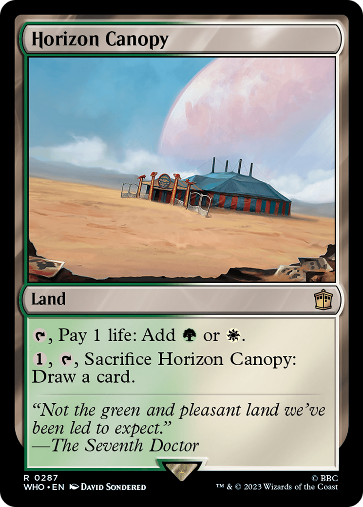 Image of Horizon Canopy (WHO-287) - Doctor Who Foil