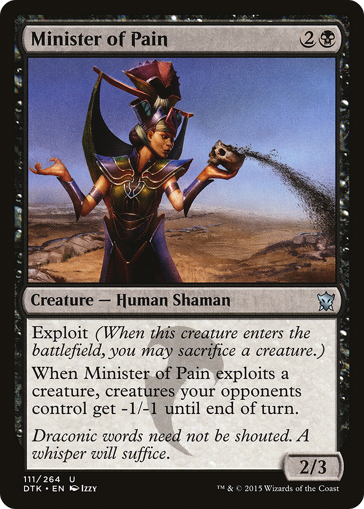 Image of Minister of Pain (DTK-111) - Dragons of Tarkir