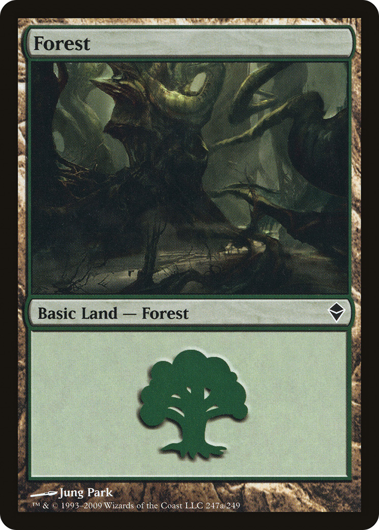 Image of Forest (247a) (ZEN-247A) - Zendikar