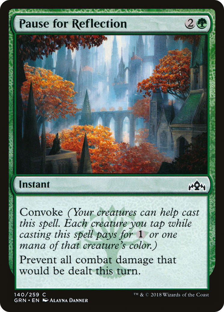 Image of Pause for Reflection (GRN-140) - Guilds of Ravnica