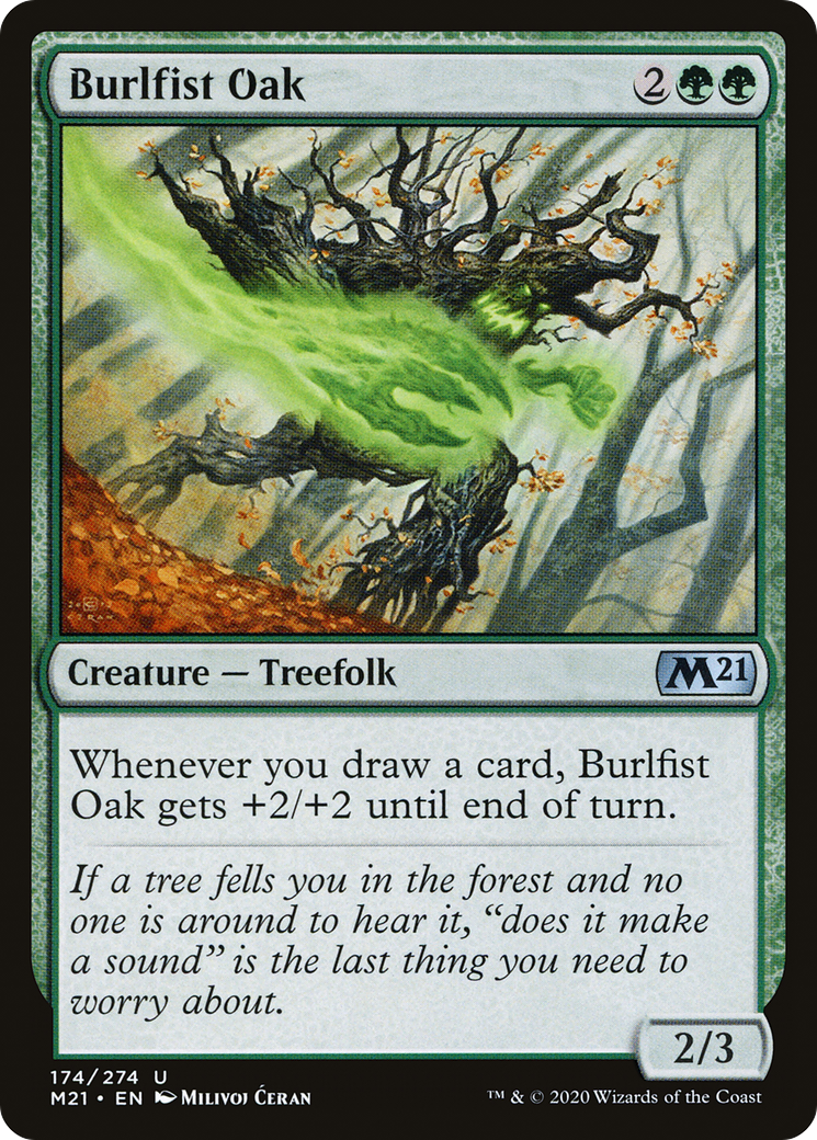 Image of Burlfist Oak (M21-174) - Core Set 2021