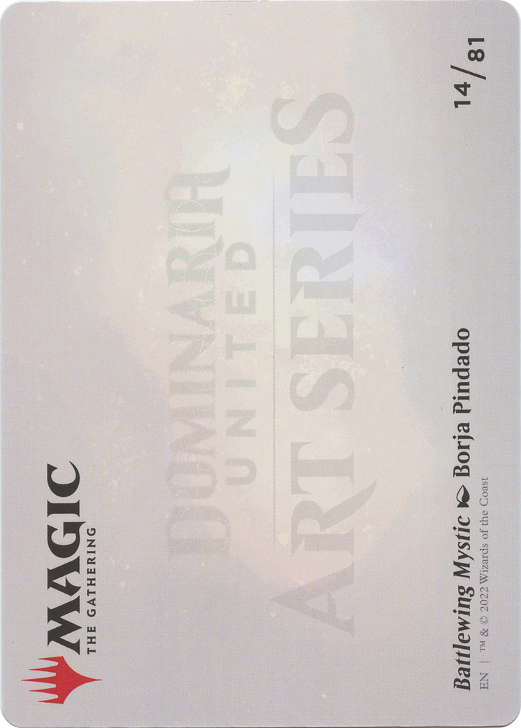 Image of Battlewing Mystic // Battlewing Mystic (ADMU-014) - Dominaria United Art Series (Borderless) Foil