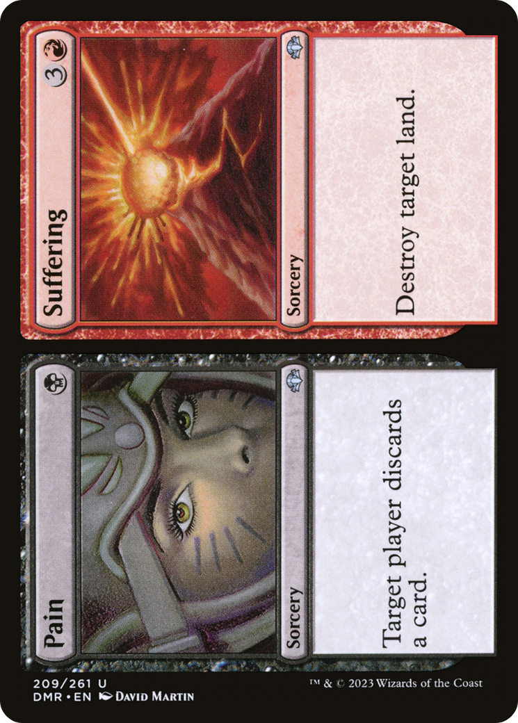 Image of Pain // Suffering (DMR-209) - Dominaria Remastered Foil