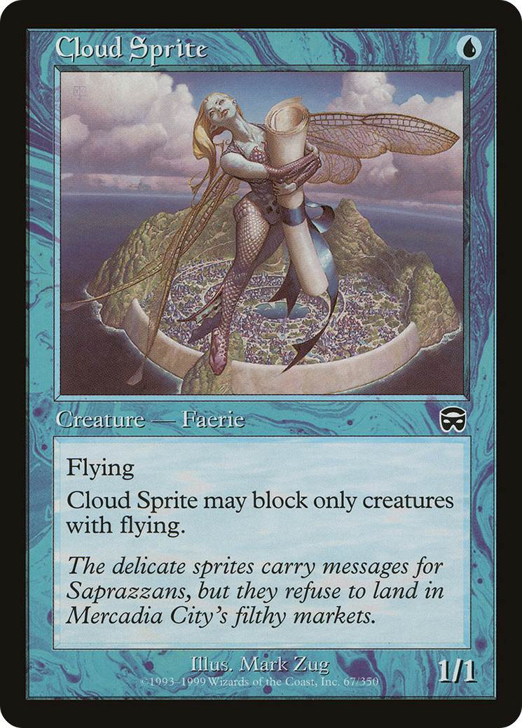 Image of Cloud Sprite (MMQ-067) - Mercadian Masques Foil
