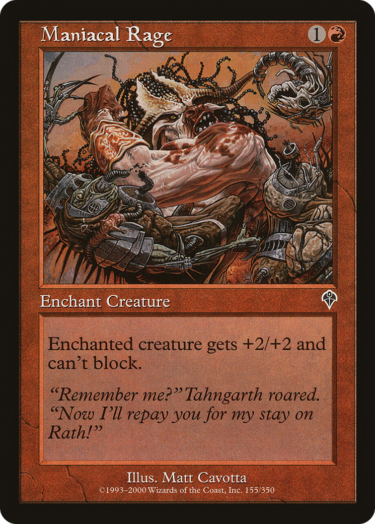 Image of Maniacal Rage (INV-155) - Invasion